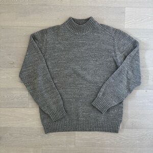 Filippa K High Neck Cotton Wool Blend Sweater - Size Small